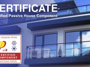 Passive house certificate