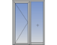 S61-SINGLE LEAF DOOR WITH FIXED LIGHT