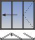 Even number of vents plus door